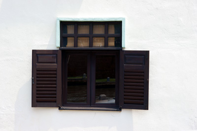 Photo: a window in Malacca 2010. Malacca, Malaysia, Sony α900, Carl Zeiss Planar T* 85mm/F1.4(ZA)