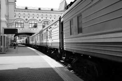 "Preaparing departure of Trans-Siberian Railway"