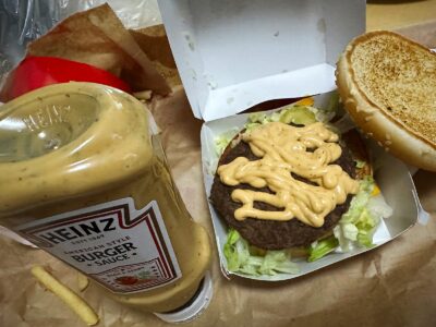 Photo: “Big Mac accelerator.” 2025. Tokyo, Japan, Apple iPhone 14 Pro Max.