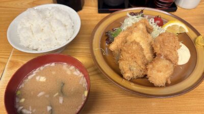 Photo: “Mix fried fish set meal (Aji fry teishoku).” 2025.